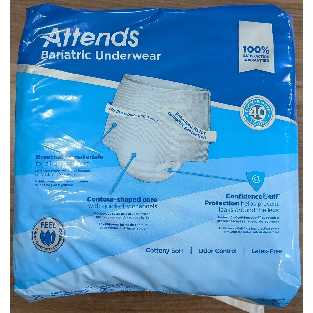Attends bariatric underwear